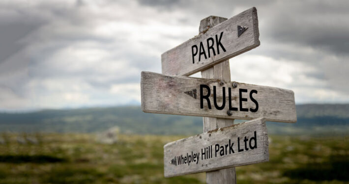 PARK RULES FOR WHELPLEY HILL PARK LIMITED